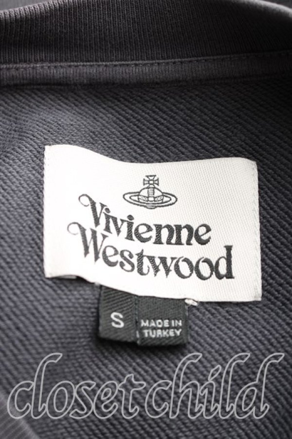 画像3: ヴィヴィアンウエストウッド 中古 / ＶＷロゴスウェット S チャコールグレー  H-25-12-28-089-to-OD-ZH (3)