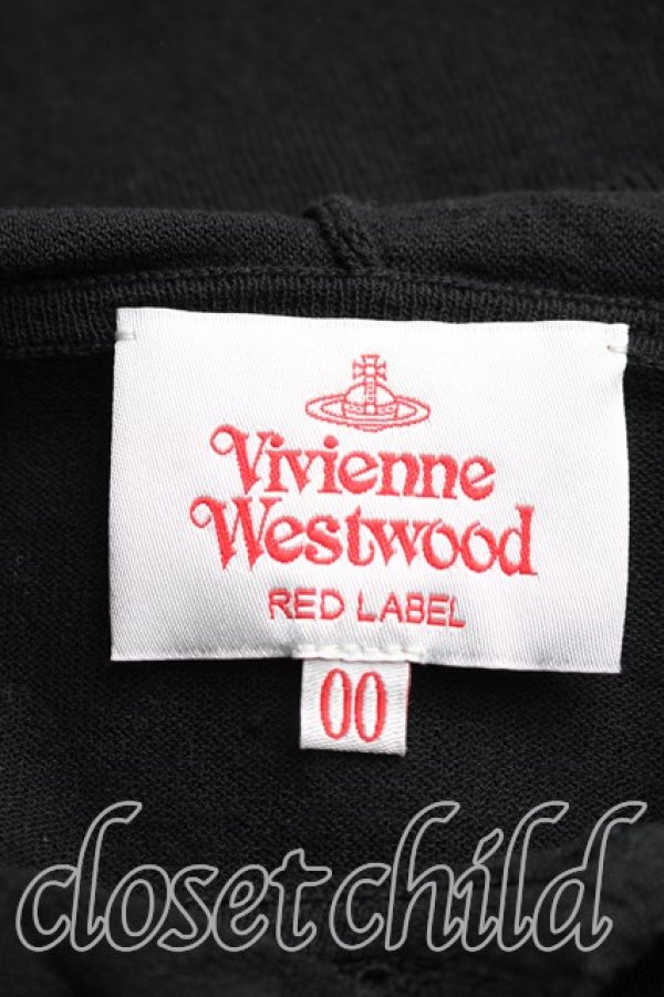画像3: ヴィヴィアンウエストウッド 中古 / コットンシアフーディカーディガン 00（ワンサイズ） 黒  H-25-12-28-090-to-OD-ZH (3)