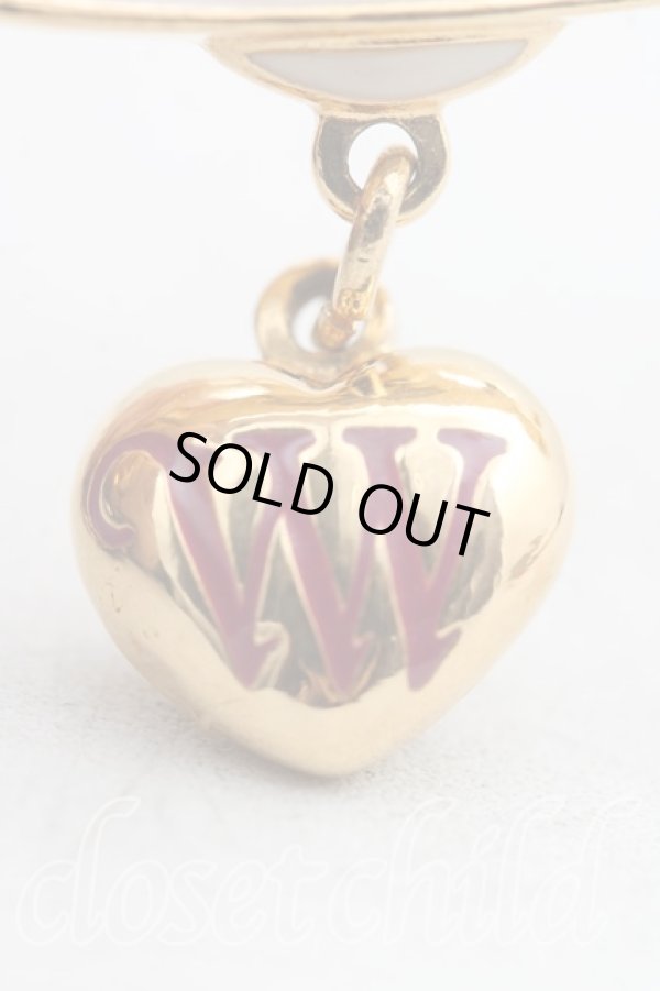 画像4: ヴィヴィアンウエストウッド 中古 / エナメルオーブヘアピン  ピンクゴールド  H-25-12-28-092-ac-OD-ZH (4)