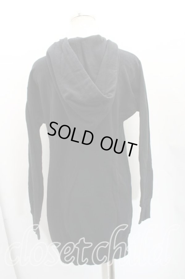 画像2: ヴィヴィアンウエストウッド 中古 / エッセンシャルオーブフーディワンピース 2（9号相当） 黒  H-25-12-28-010-op-OD-ZH (2)