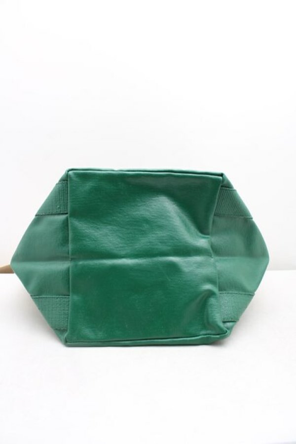 画像3: ヴィヴィアンウエストウッド 中古 / WORKER RUNNER HOLDALL TOTE BAG  生成×緑  H-25-12-28-097-ba-IN-ZH (3)