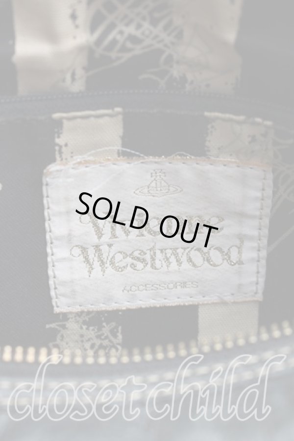 画像4: ヴィヴィアンウエストウッド 中古 / アコードショルダーバッグ  黒  H-25-12-28-099-ba-IN-ZH (4)