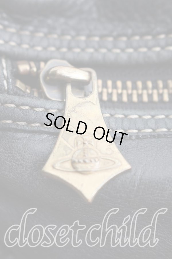 画像6: ヴィヴィアンウエストウッド 中古 / アコードショルダーバッグ  黒  H-25-12-28-099-ba-IN-ZH (6)