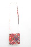 画像3: ヴィヴィアンウエストウッド 中古 / McANDY Tartanクロスボディスクエアバッグ  赤  H-25-12-28-100-ba-IN-ZH (3)