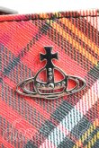 画像5: ヴィヴィアンウエストウッド 中古 / McANDY Tartanクロスボディスクエアバッグ  赤  H-25-12-28-100-ba-IN-ZH (5)