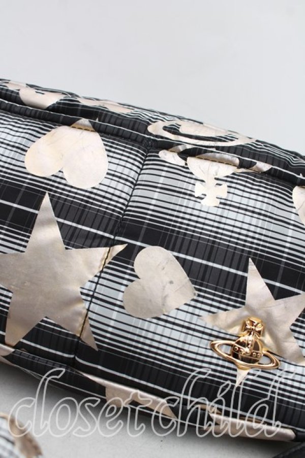 画像5: ヴィヴィアンウエストウッド 中古 / ARショルダーバッグ  シルバー  H-25-12-28-101-ba-OD-ZH (5)