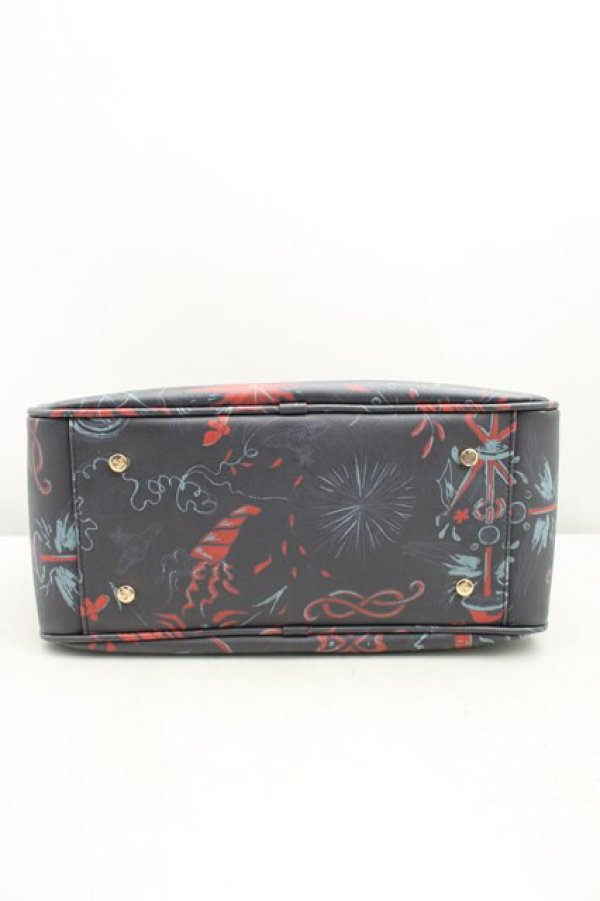 画像3: ANGLOMANIA 中古 / HAZELヤスミンバッグ  灰  H-25-12-28-102-ba-OD-ZH (3)