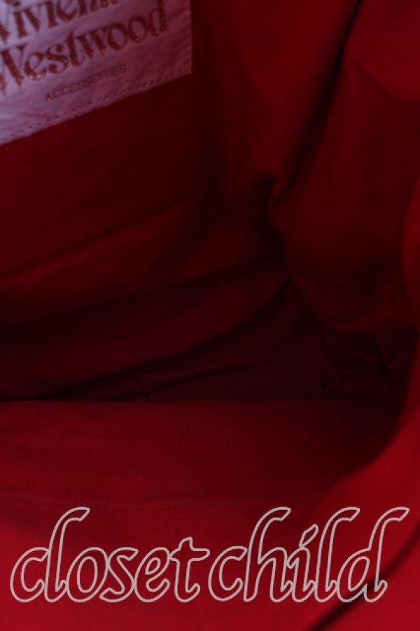 画像5: ヴィヴィアンウエストウッド 中古 / MINIMALリュック  赤  H-25-12-28-104-ba-IN-ZH (5)