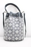 画像2: ヴィヴィアンウエストウッド 中古 / Carrie Bucket Bag  灰×紺  H-25-12-28-105-ba-IN-ZH (2)