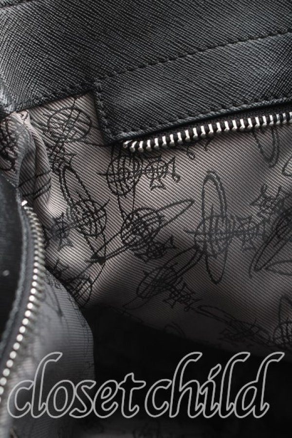 画像5: ヴィヴィアンウエストウッド 中古 / ディアマンテオーブバッグ  黒  H-25-12-28-106-ba-OD-ZH (5)