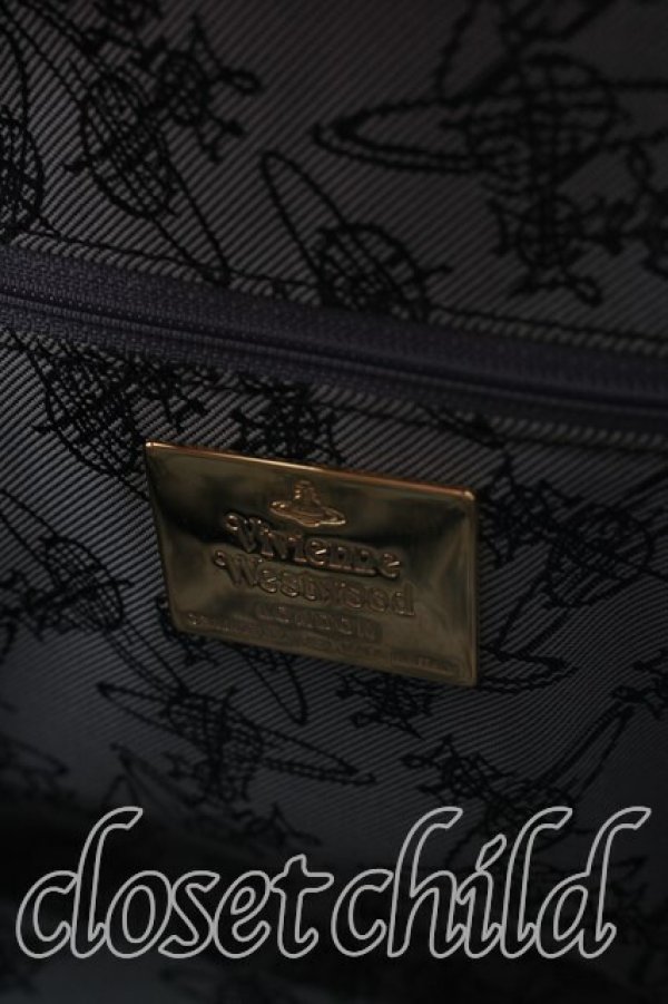 画像4: ヴィヴィアンウエストウッド 中古 / タータンチェックボストンバッグ  赤×青×茶  H-25-12-28-108-ba-IN-ZH (4)