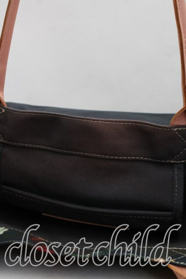 画像5: ヴィヴィアンウエストウッド 中古 / teddy flower tote (L)  カーキ  H-25-12-28-110-ba-OD-ZH (5)