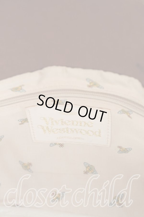 画像4: ヴィヴィアンウエストウッド 中古 / ベーカーストリートハンドバッグ  茶  H-25-12-28-111-ba-OD-ZH (4)