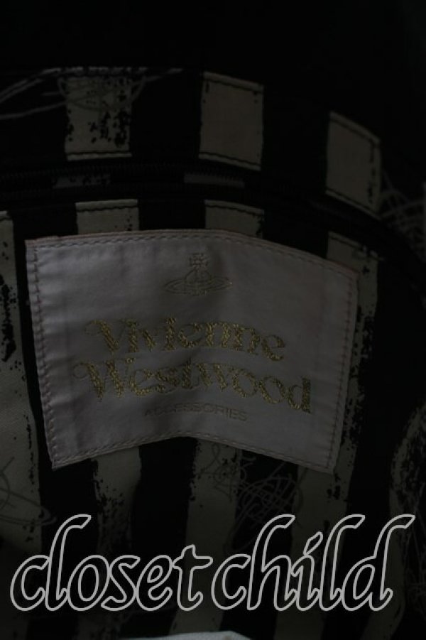 画像5: ヴィヴィアンウエストウッド 中古 / ベーカーストリートショルダーバッグ  黒  H-25-12-28-112-ba-OD-ZH (5)