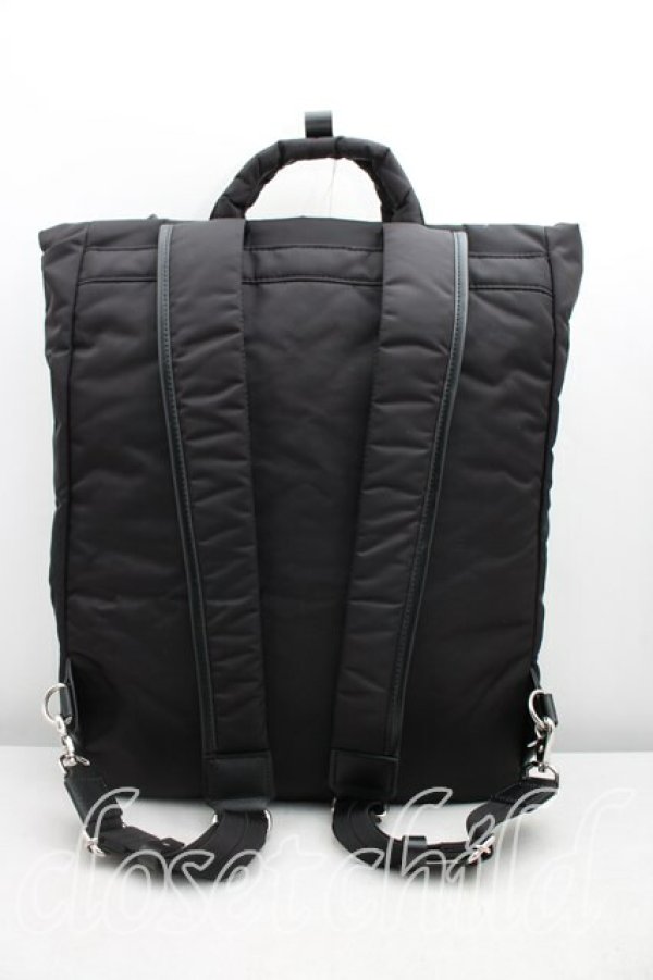 画像2: ヴィヴィアンウエストウッド 中古 / エナメルORB 2WAYバッグパック  黒  H-25-12-28-113-ba-IN-ZH (2)