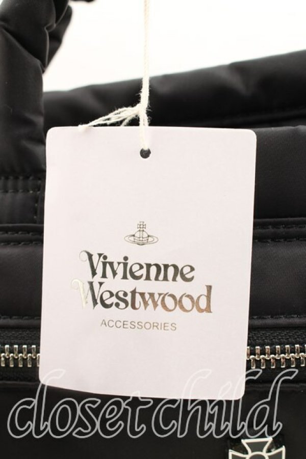 画像5: ヴィヴィアンウエストウッド 中古 / エナメルORB 2WAYバッグパック  黒  H-25-12-28-113-ba-IN-ZH (5)