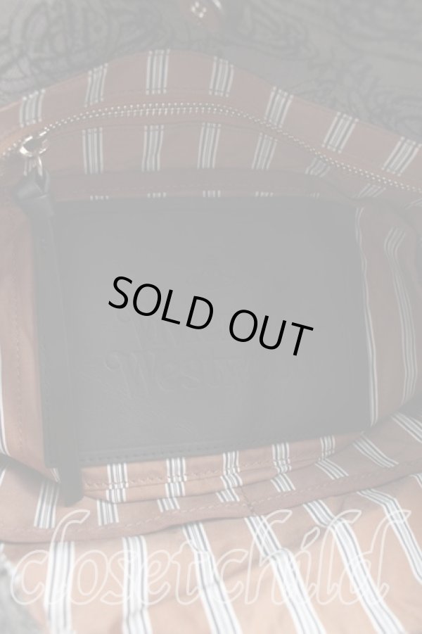 画像5: ヴィヴィアンウエストウッド 中古 / オーブリピートショルダーバッグ  灰  H-25-12-28-114-ba-IN-ZH (5)