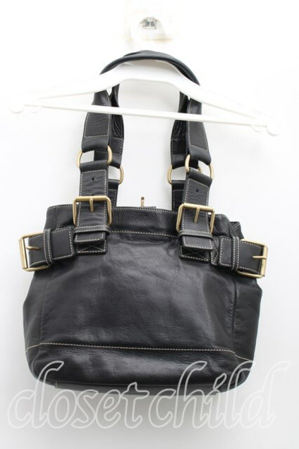 画像2: ヴィヴィアンウエストウッド 中古 / アコードハンドバッグ  黒  H-25-12-28-116-ba-OD-ZH (2)