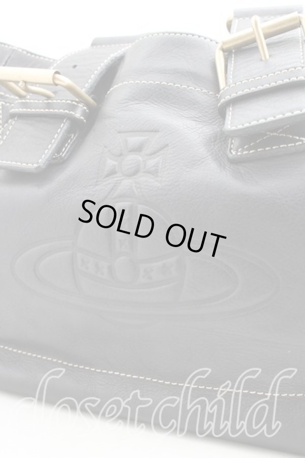 画像5: ヴィヴィアンウエストウッド 中古 / アコードハンドバッグ  黒  H-25-12-28-116-ba-OD-ZH (5)