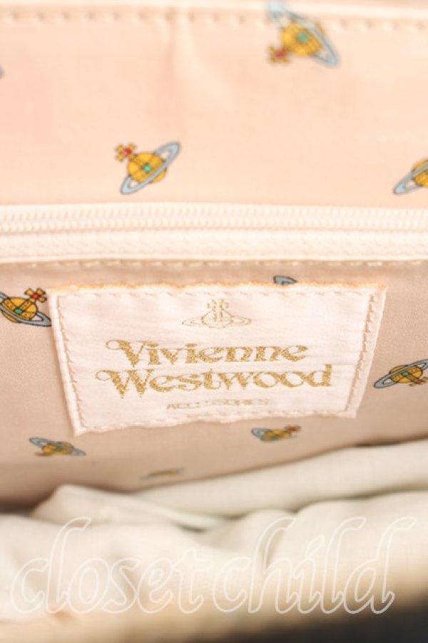 画像4: ヴィヴィアンウエストウッド 中古 / プレーンバッグ  黒  H-25-12-28-117-ba-OD-ZH (4)