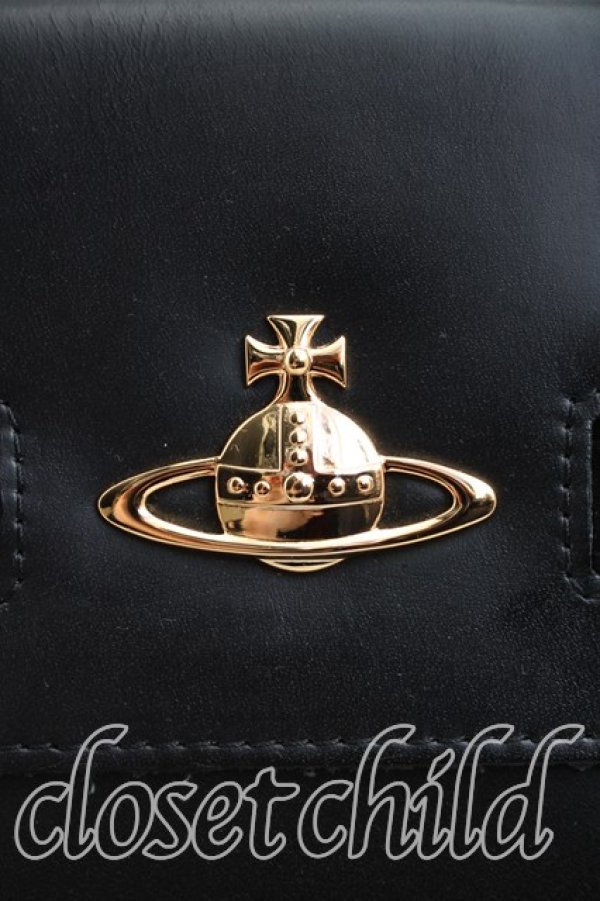 画像6: ヴィヴィアンウエストウッド 中古 / プレーンバッグ  黒  H-25-12-28-117-ba-OD-ZH (6)