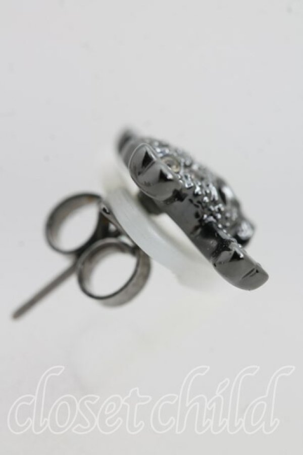 画像2: ヴィヴィアンウエストウッド 中古 / ディアマンテスカルシングルピアス  ガンメタ  H-25-12-28-119-er-IN-ZH (2)