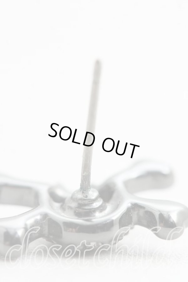 画像5: ヴィヴィアンウエストウッド 中古 / ディアマンテスカルシングルピアス  ガンメタ  H-25-12-28-119-er-IN-ZH (5)