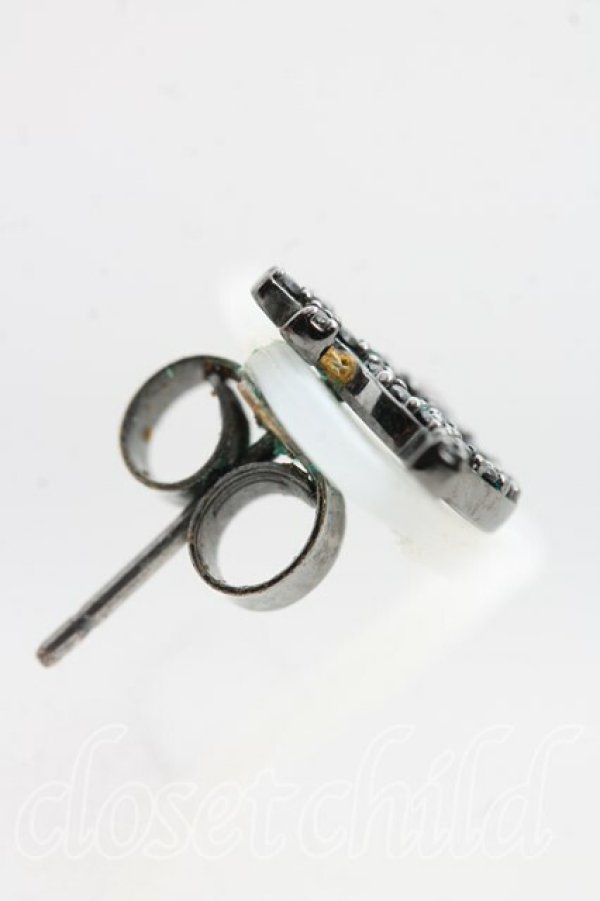 画像2: ヴィヴィアンウエストウッド 中古 / WILBA SINGLE STUDピアス  ガンメタ  H-25-12-28-120-er-IN-ZH (2)