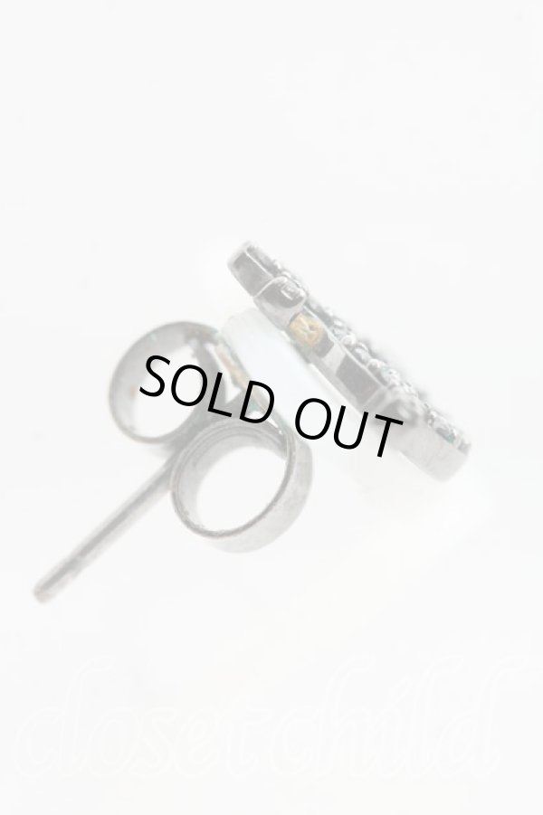 画像2: ヴィヴィアンウエストウッド 中古 / WILBA SINGLE STUDピアス  ガンメタ  H-25-12-28-120-er-IN-ZH (2)