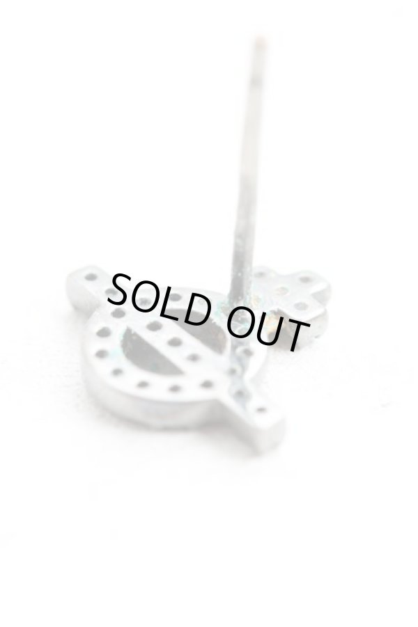 画像4: ヴィヴィアンウエストウッド 中古 / WILBA SINGLE STUDピアス  ガンメタ  H-25-12-28-120-er-IN-ZH (4)