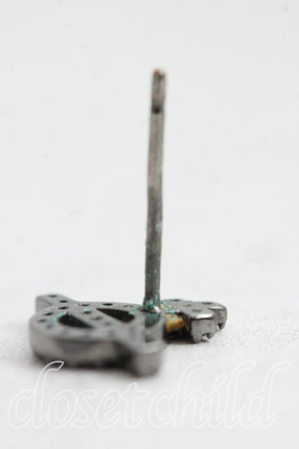 画像5: ヴィヴィアンウエストウッド 中古 / WILBA SINGLE STUDピアス  ガンメタ  H-25-12-28-120-er-IN-ZH (5)