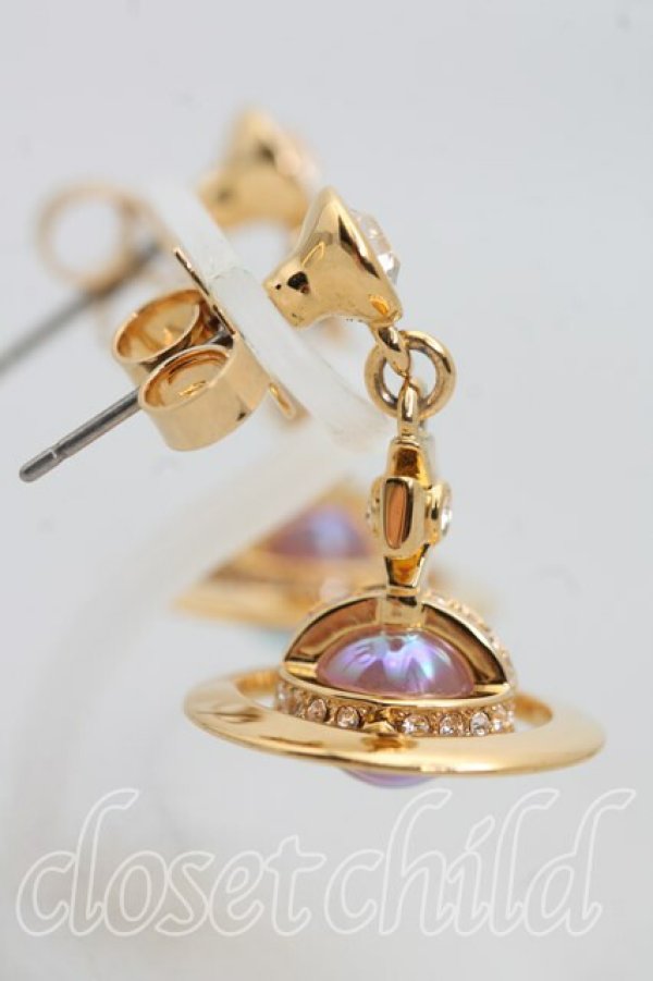 画像3: ヴィヴィアンウエストウッド 中古 / ニュープチオーブピアス  ゴールド  H-25-12-28-121-er-OD-ZH (3)