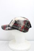 画像2: ヴィヴィアンウエストウッド MAN 中古 / ミストチェックキャップ  マルチ  H-25-12-28-123-ha-OD-ZH (2)