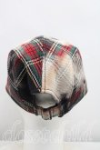 画像3: ヴィヴィアンウエストウッド MAN 中古 / ミストチェックキャップ  マルチ  H-25-12-28-123-ha-OD-ZH (3)