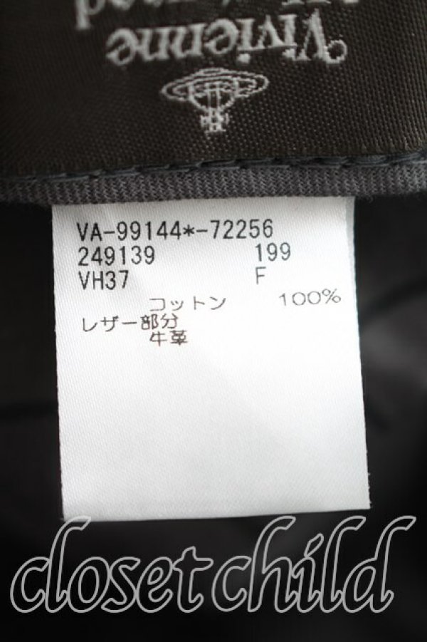 画像5: ヴィヴィアンウエストウッド MAN 中古 / ミストチェックキャップ  マルチ  H-25-12-28-123-ha-OD-ZH (5)