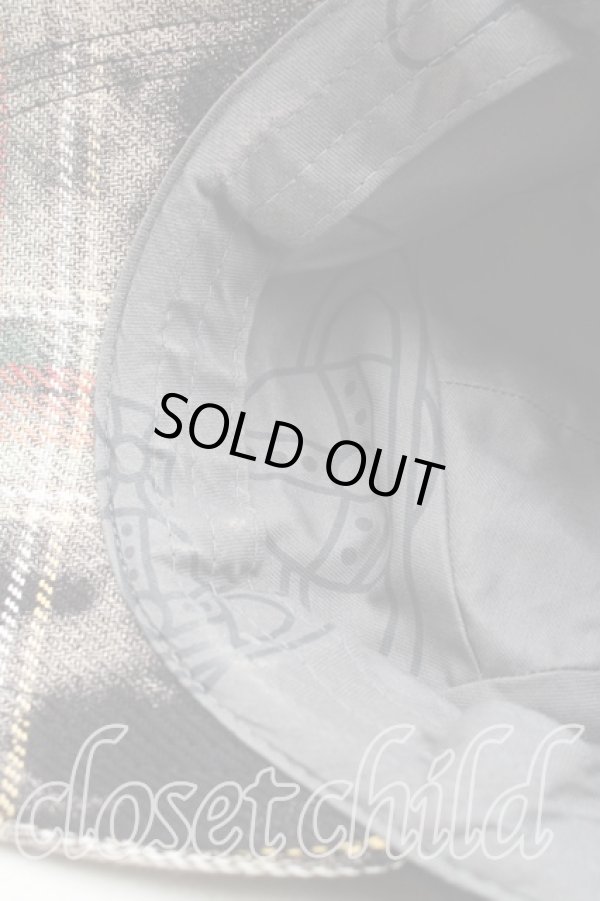 画像7: ヴィヴィアンウエストウッド MAN 中古 / ミストチェックキャップ  マルチ  H-25-12-28-123-ha-OD-ZH (7)