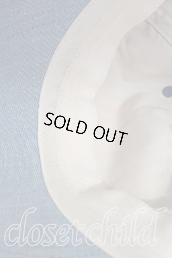 画像7: ヴィヴィアンウエストウッド 中古 / ストライプRED KABELSTAMPプリントキャップ  青  H-25-12-28-124-ha-OD-ZH (7)