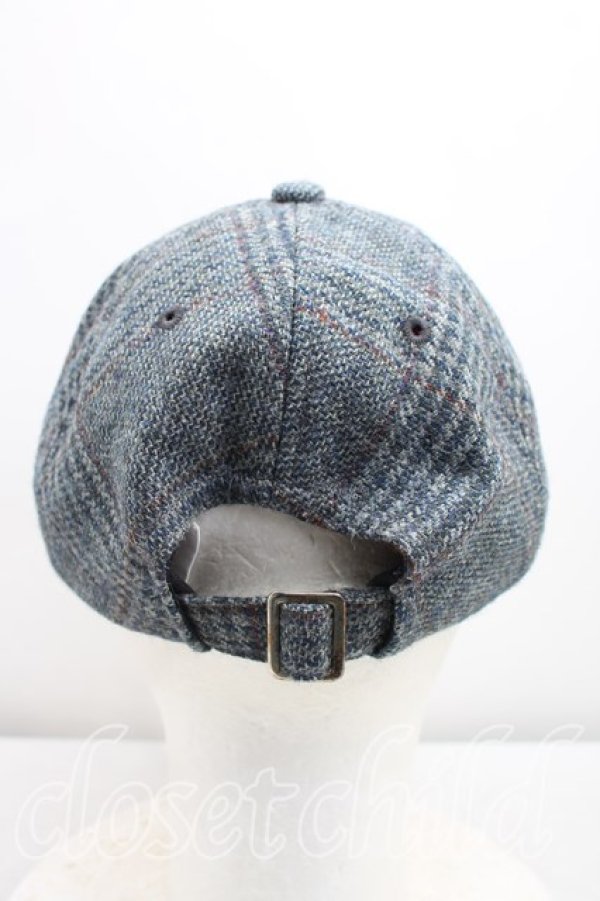画像3: ヴィヴィアンウエストウッド 中古 / ツイードラインオーブキャップ  青  H-25-12-28-125-ha-OD-ZH (3)