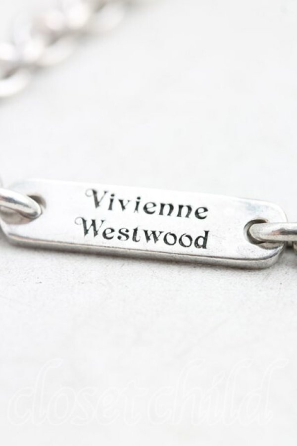 画像4: ヴィヴィアンウエストウッド 中古 / ATLAS ORB ネックレス  シルバー  H-25-12-28-126-nl-IN-ZH (4)