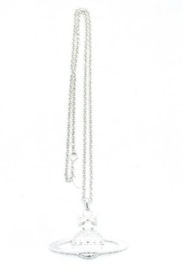 画像3: ヴィヴィアンウエストウッド 中古 / LARGE METAL ORB PENDANT  シルバー  H-25-12-28-127-nl-IN-ZH (3)