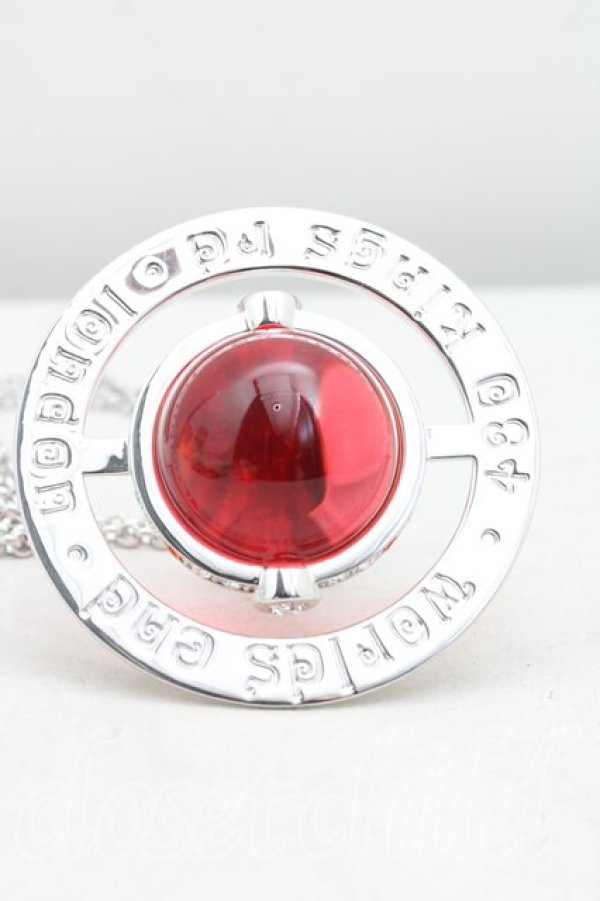 画像3: ヴィヴィアンウエストウッド 中古 / ジャイアントオーブネックレス  シルバーｘピンク  H-25-12-28-128-nl-OD-ZH (3)