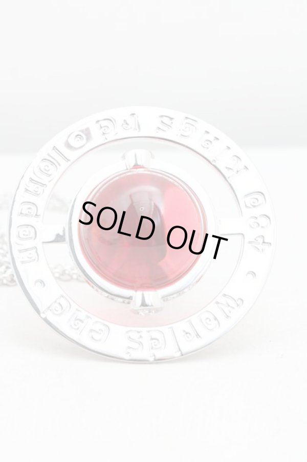 画像3: ヴィヴィアンウエストウッド 中古 / ジャイアントオーブネックレス  シルバーｘピンク  H-25-12-28-128-nl-OD-ZH (3)