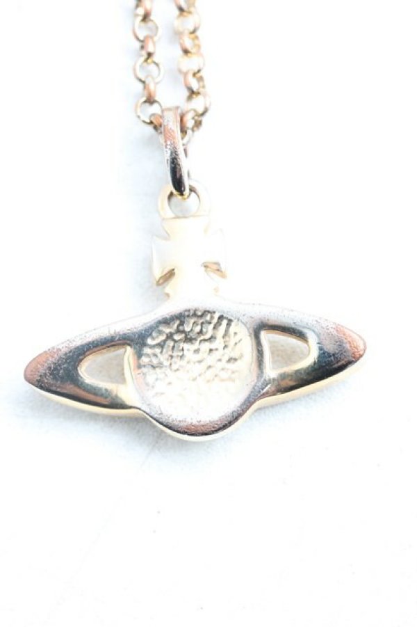 画像2: ヴィヴィアンウエストウッド 中古 / ミニバスレリーフネックレス  ゴールド  H-25-12-28-129-nl-OD-ZH (2)