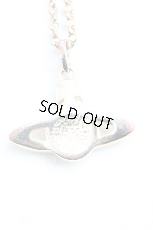 画像2: ヴィヴィアンウエストウッド 中古 / ミニバスレリーフネックレス  ゴールド  H-25-12-28-129-nl-OD-ZH (2)