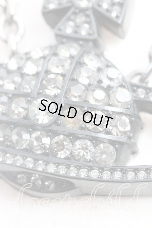 画像6: ヴィヴィアンウエストウッド 中古 / レジンバスレリーフネックレス  黒  H-25-12-28-130-nl-OD-ZH (6)