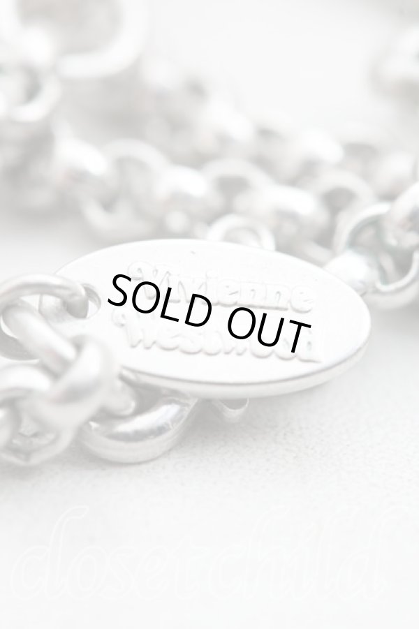 画像4: ヴィヴィアンウエストウッド 中古 / Crystal Dropスモールペンダント  シルバー  H-25-12-28-131-nl-OD-ZH (4)