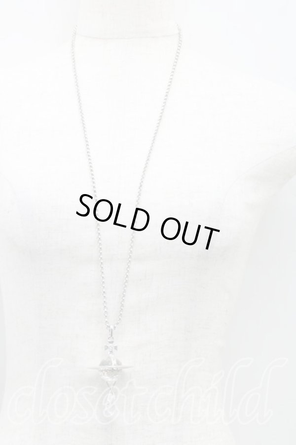 画像5: ヴィヴィアンウエストウッド 中古 / Crystal Dropスモールペンダント  シルバー  H-25-12-28-131-nl-OD-ZH (5)