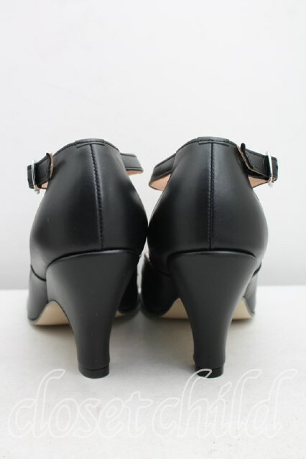 画像4: Worlds End 中古 / T-BARシューズ UK4（23cm相当） 黒  H-25-12-28-138-sh-OD-ZH (4)