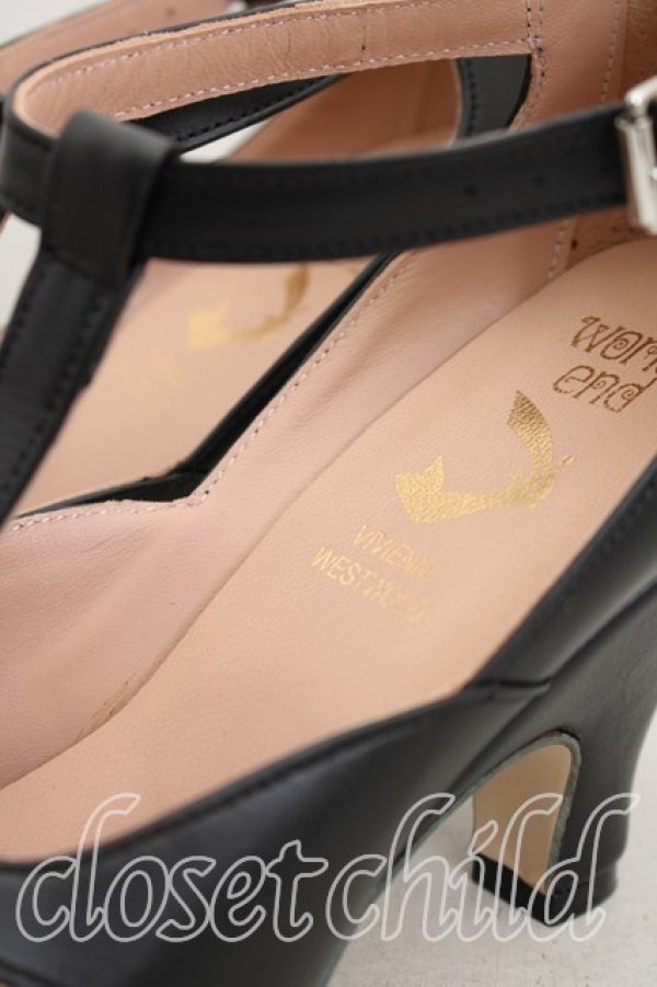 画像6: Worlds End 中古 / T-BARシューズ UK4（23cm相当） 黒  H-25-12-28-138-sh-OD-ZH (6)