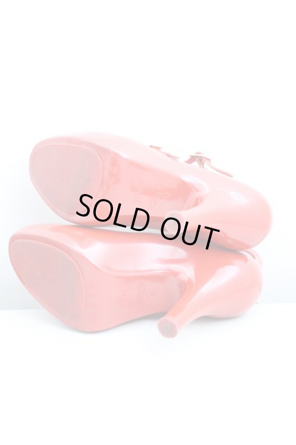 画像5: ヴィヴィアンウエストウッド×Melissa 中古 / 3ストラップエレベーテッドシューズ EU37（23.5cm相当） 赤  H-25-12-28-139-sh-OD-ZH (5)